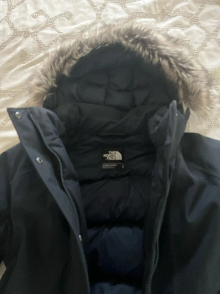 North Face Women’s Dryvent Parka size S Navy - Image 1