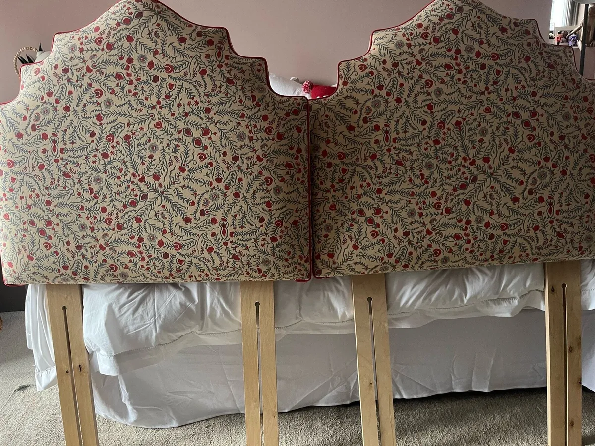 Two Single Bed Headboards - Benisson Cinnabar - Image 3