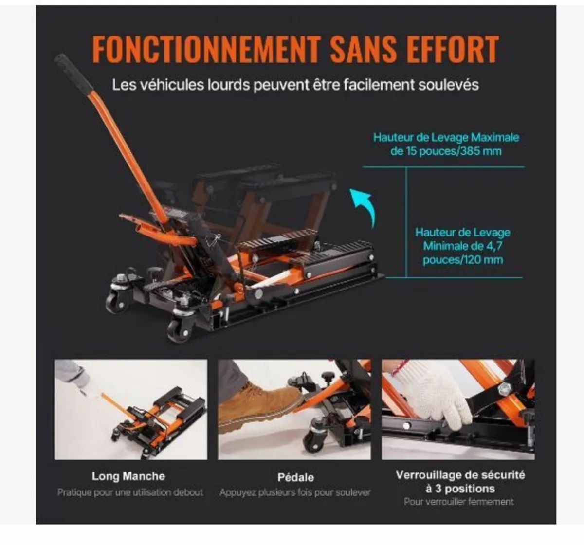 Motorcycle Hydraulic Pump Jack - Image 3