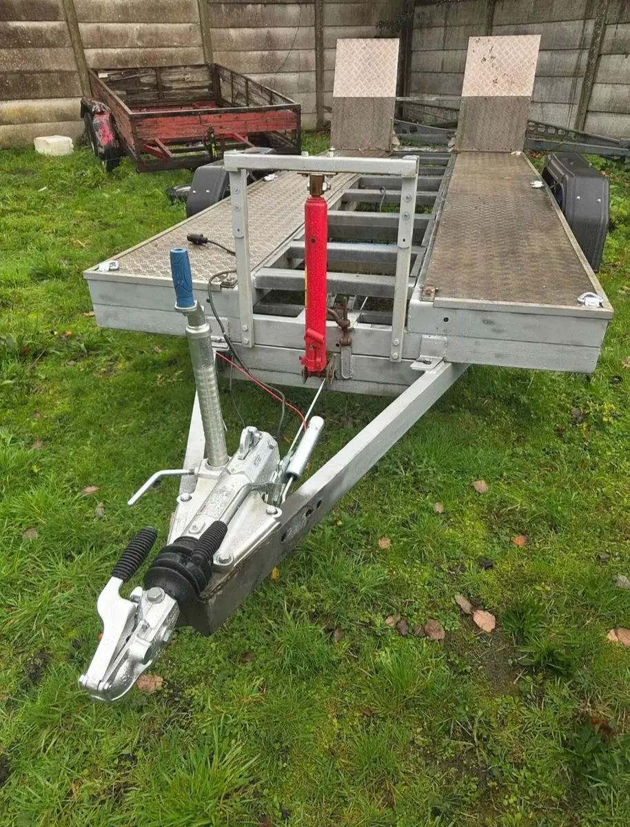 16ft Car transporter trailer tilt bed - Image 1