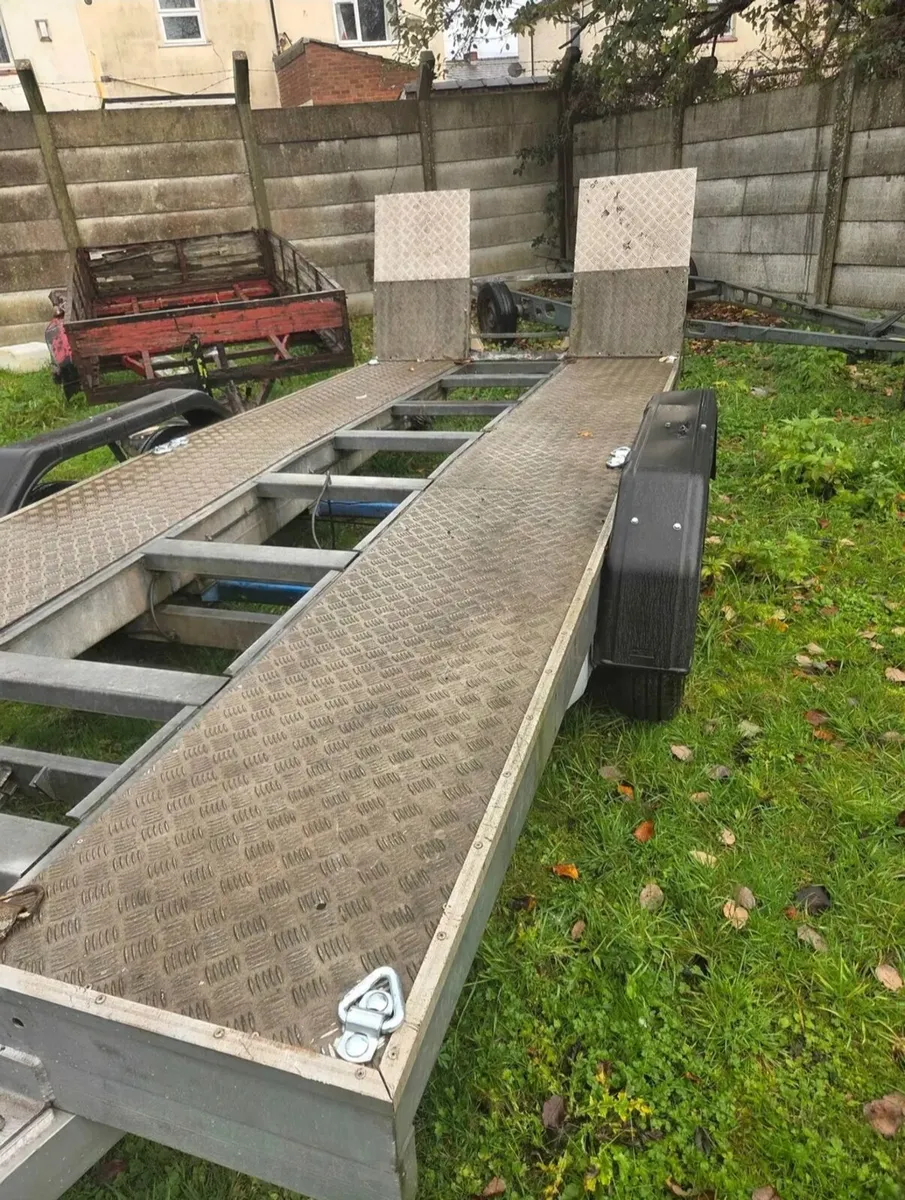 16ft Car transporter trailer tilt bed - Image 2