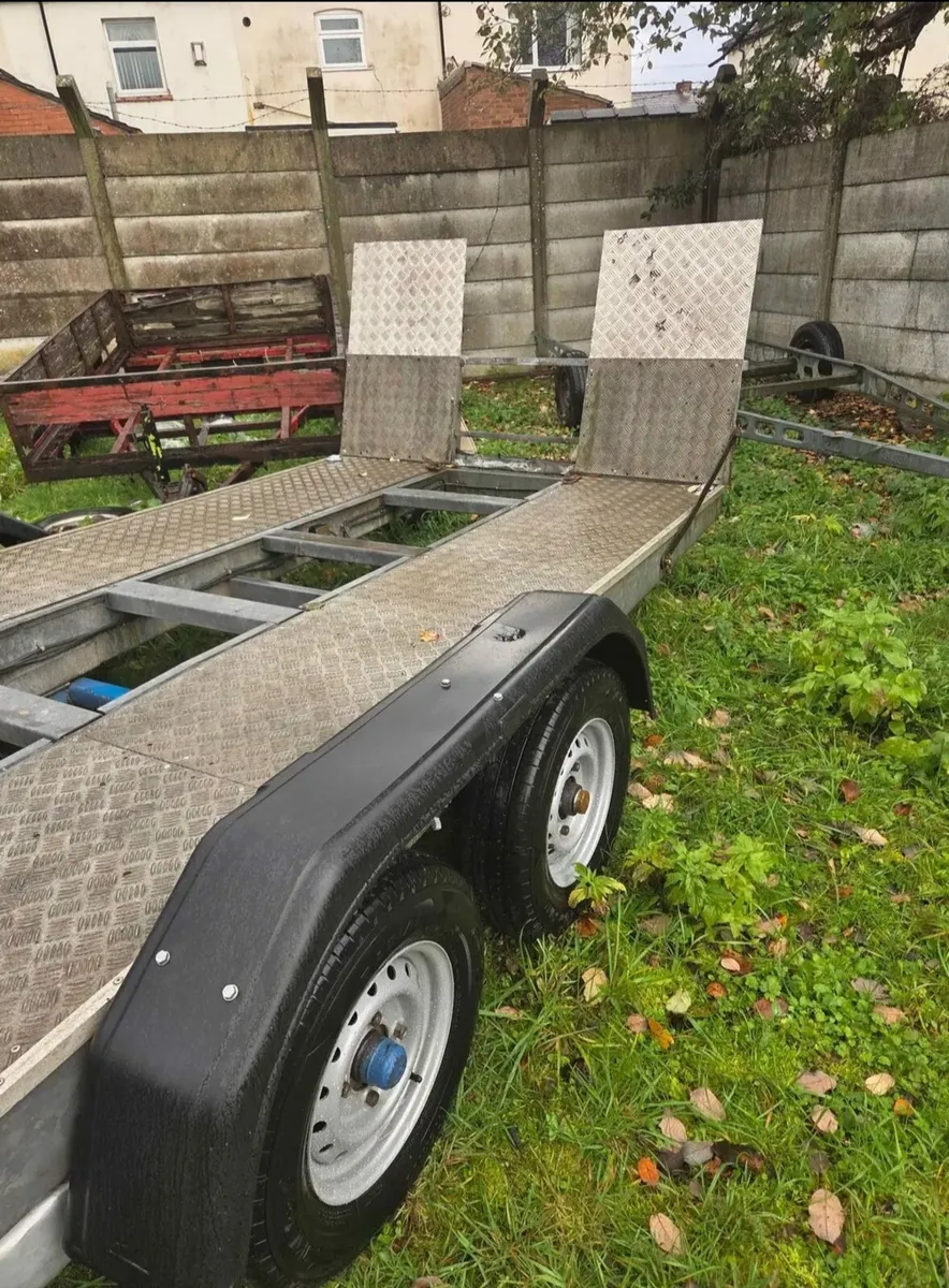 16ft Car transporter trailer tilt bed - Image 3