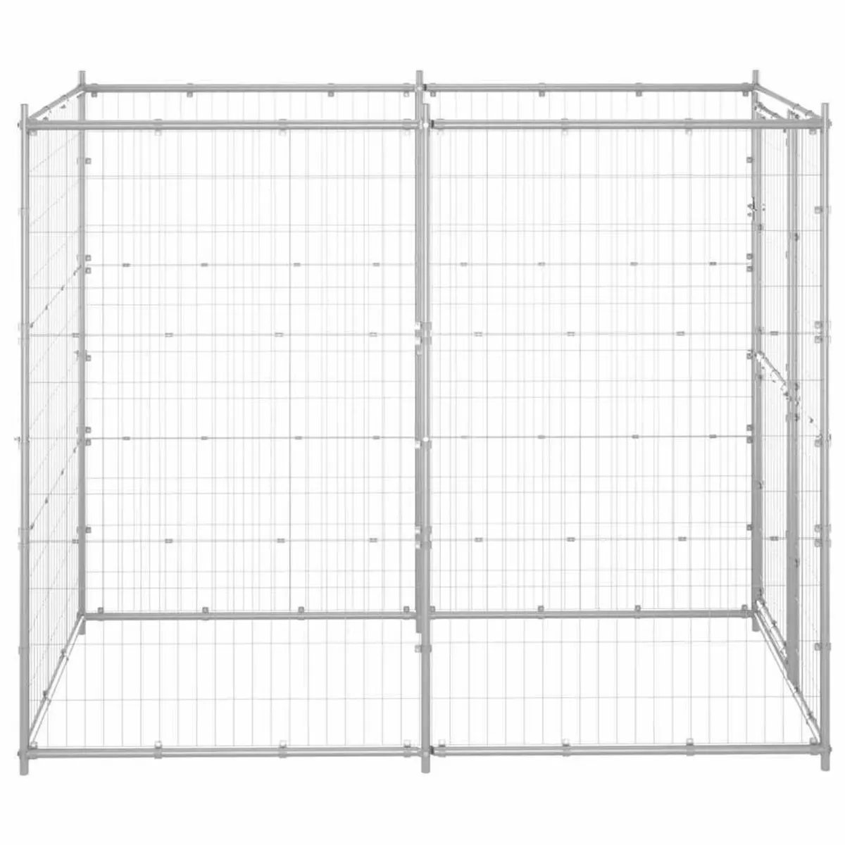 Outdoor Dog Kennel Galvanised Steel - Image 3