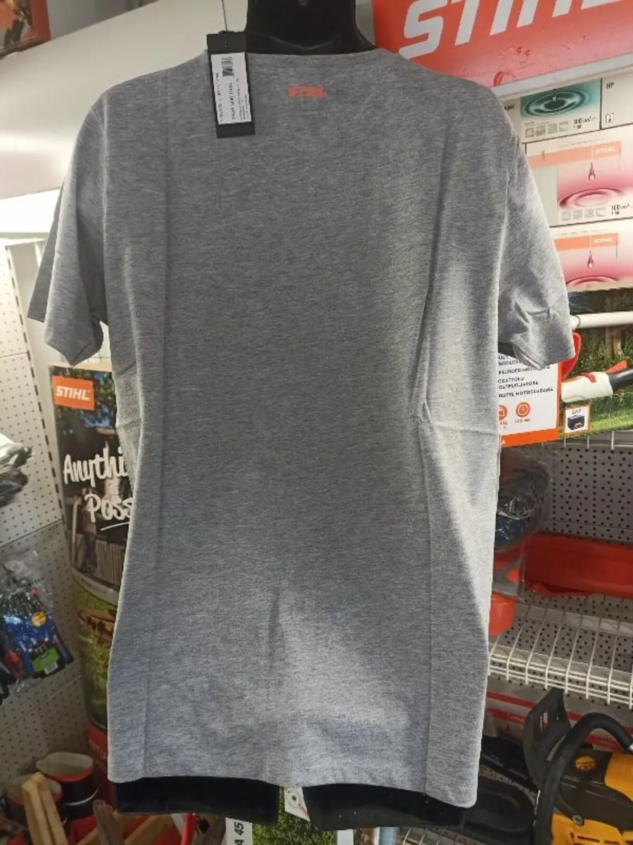 STIHL T-SHIRT GREY - FOR SALE - Image 2