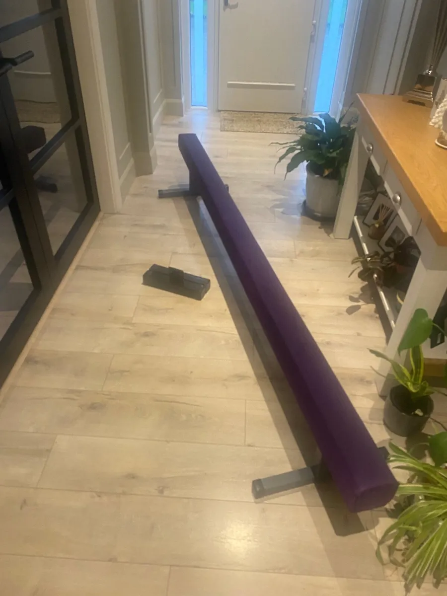 Gymnastic Balance Beam - steel framed - Image 1