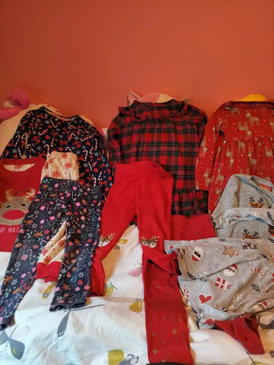 Girls Christmas clothes bundle 5-6 years - Image 1