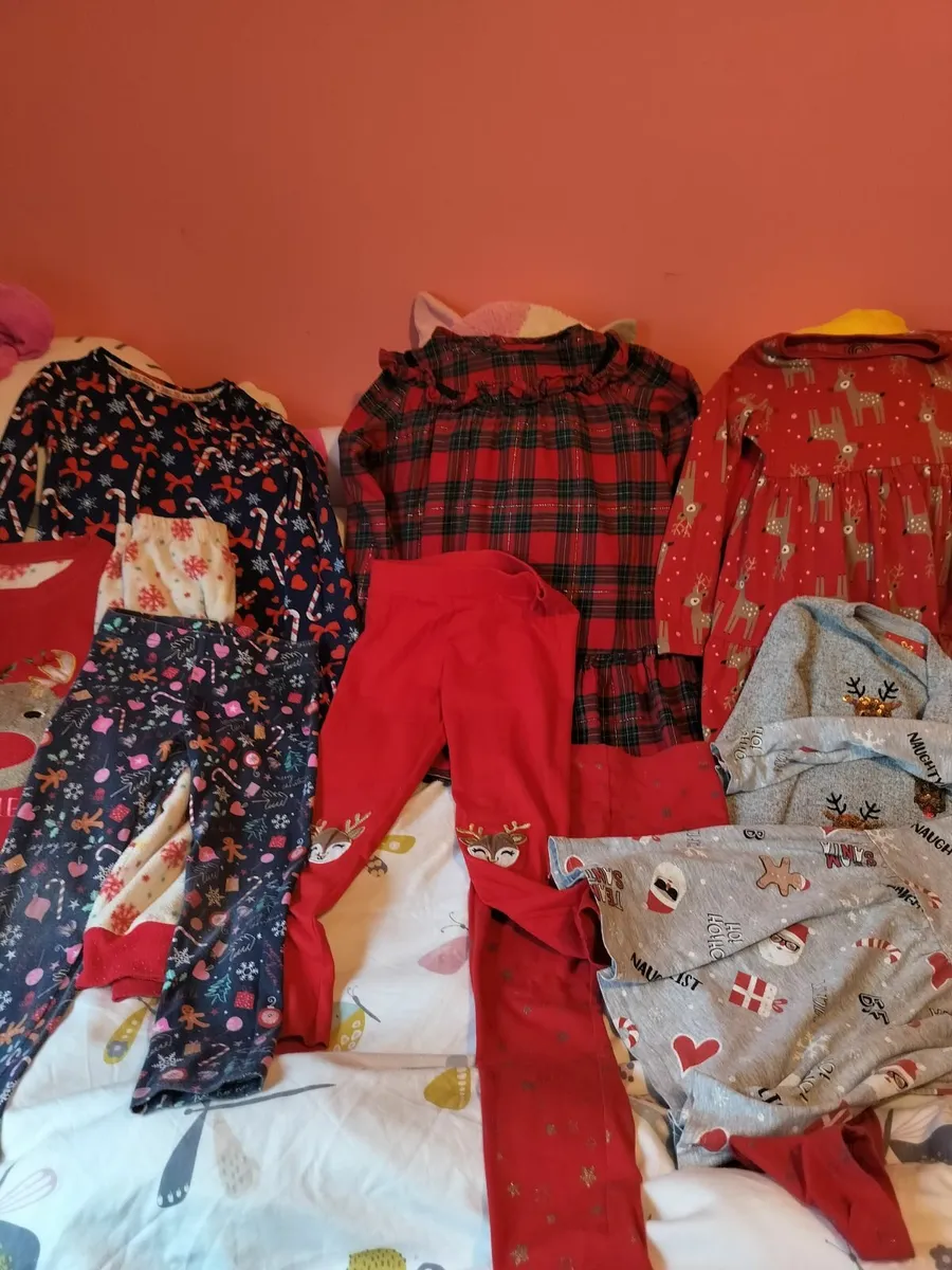 Girls Christmas clothes bundle 5-6 years - Image 3