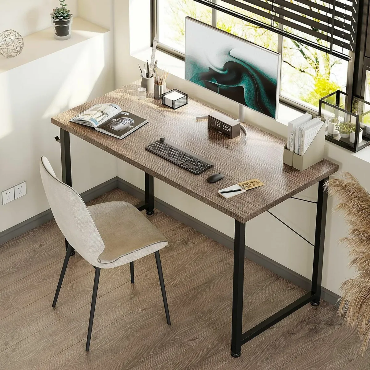 100×48 cm Computer Desk for Home Office Study - Image 1