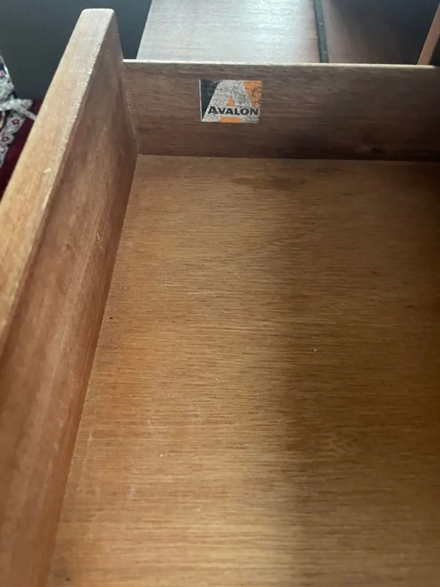 Mid Century teak bureau bookcase by Avalon - Image 3