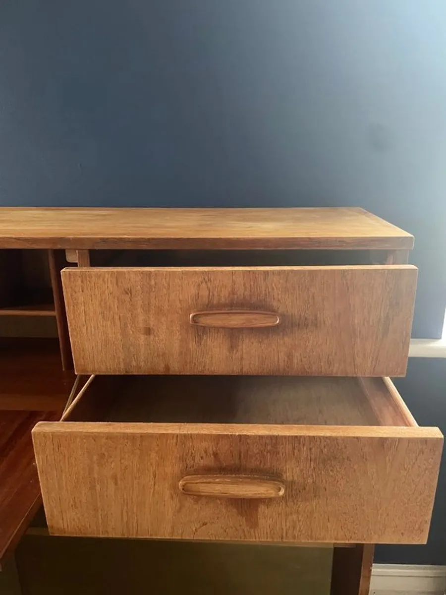 Mid Century teak bureau bookcase by Avalon - Image 4