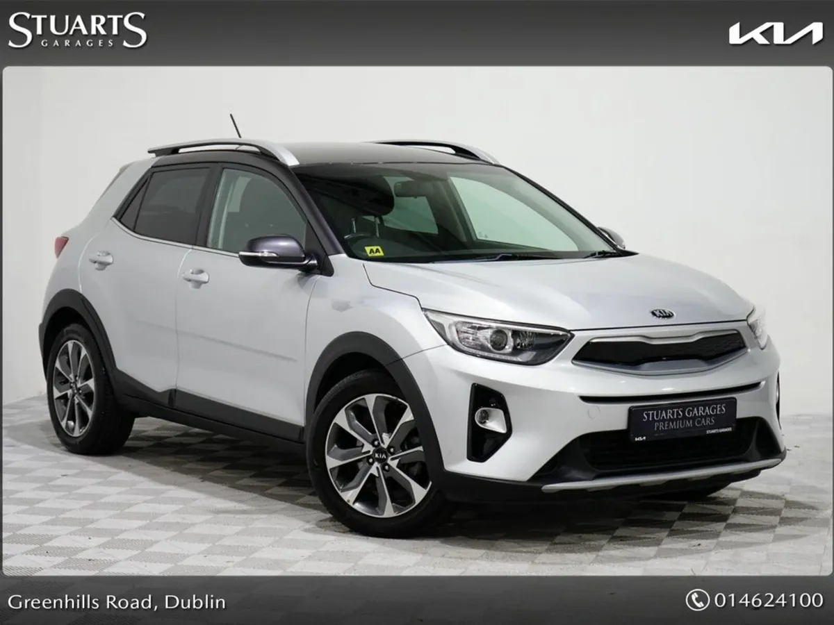 Kia Stonic 1.4 PETROL K2 5DR*SPARKLING SILVER, APP - Image 1