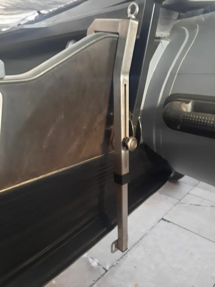 Transducer mount for large transducers , bended . - Image 2