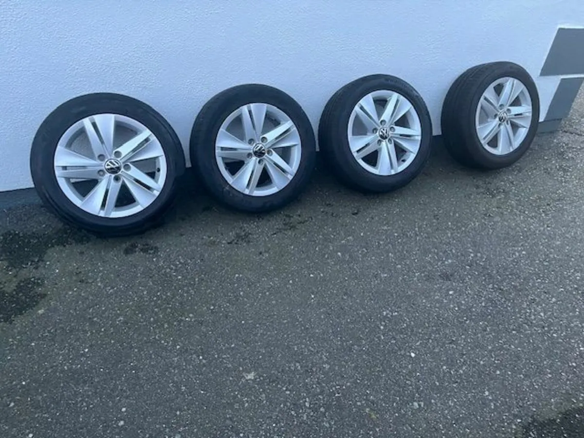 VW Alloy Wheels 205-55-16 - Image 1