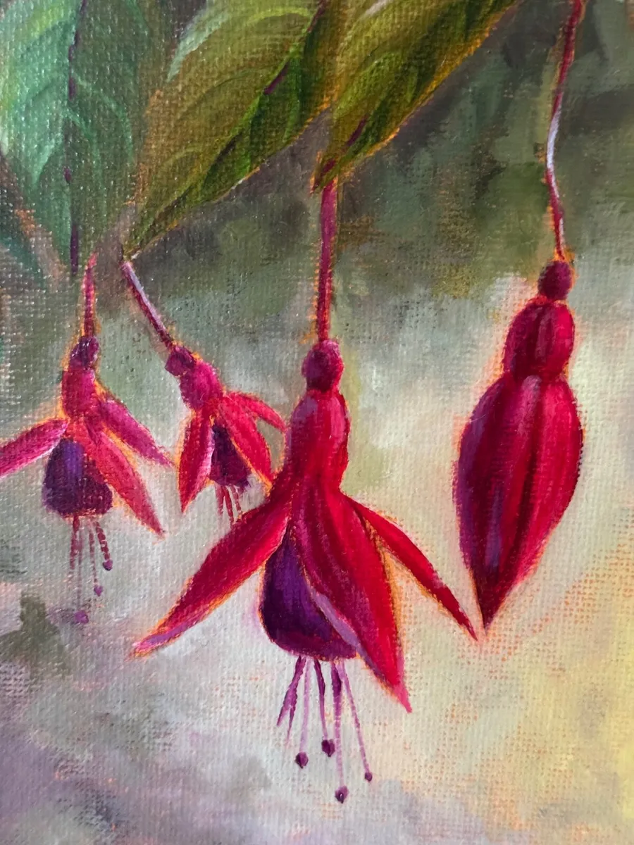 Flowers oil painting - Image 2