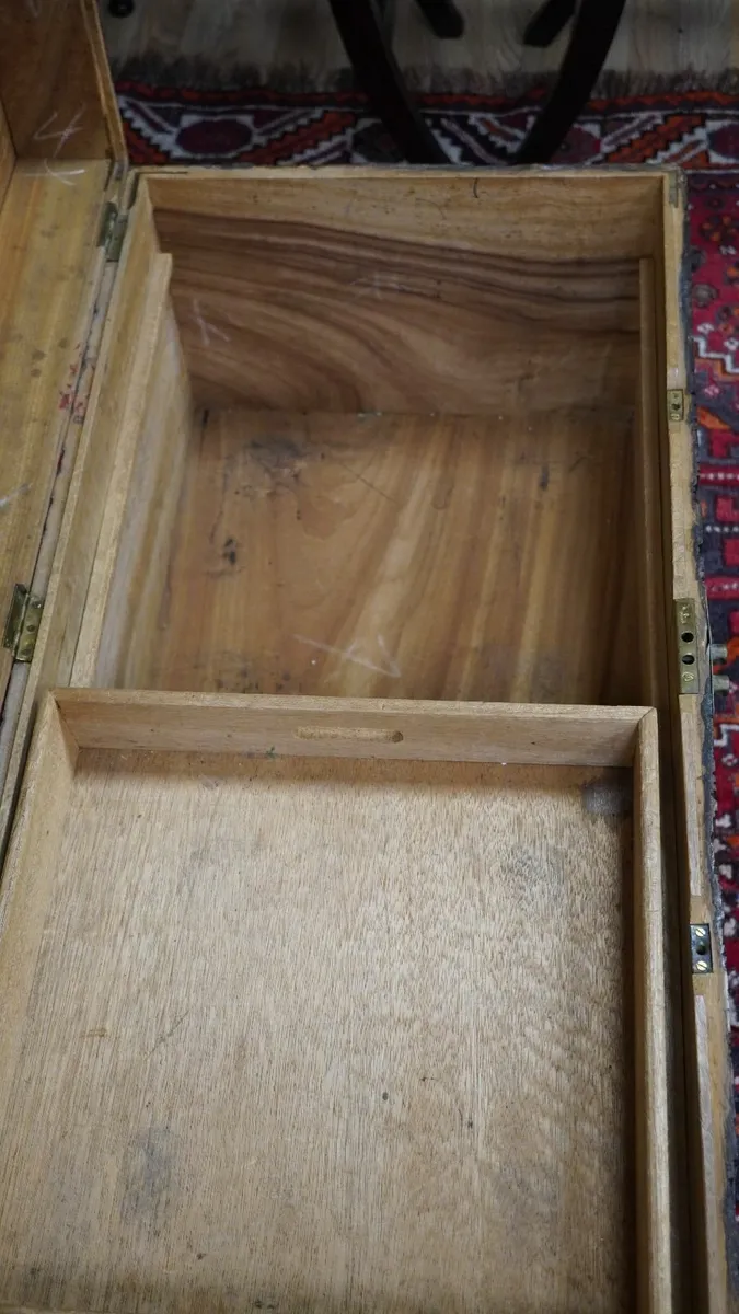 Carved Hong Kong Camphor Wood Chest - Image 4