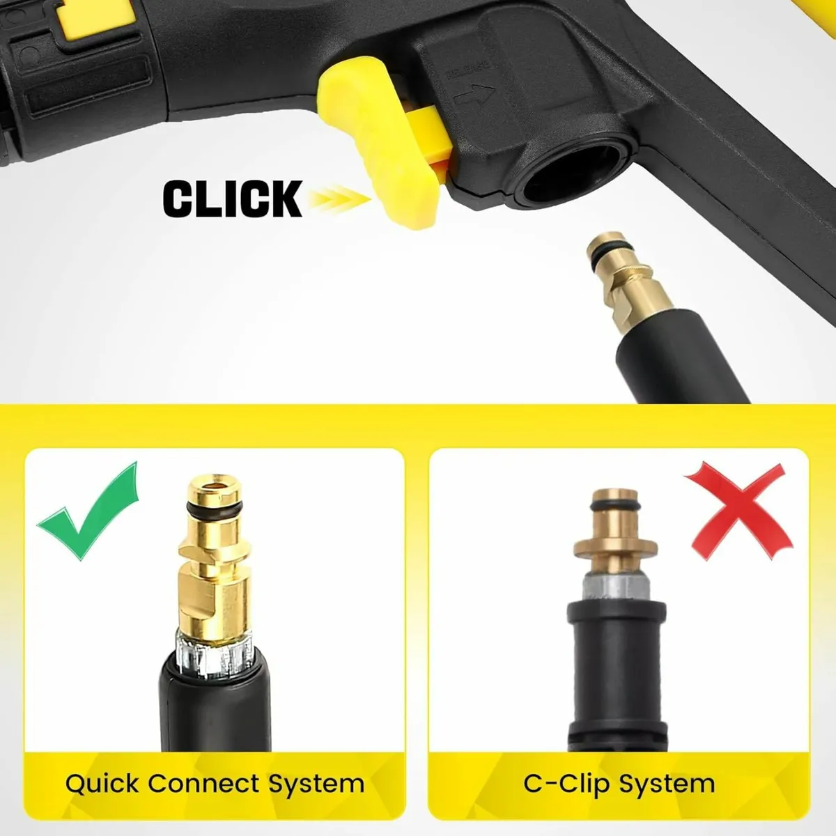 Pressure Washer Gun with Extension Wand, for Repla - Image 2