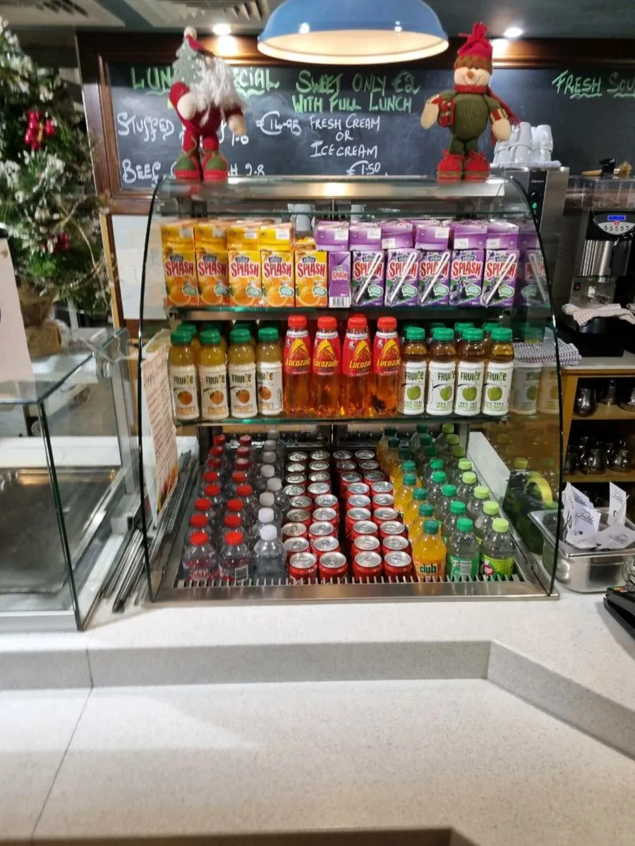 Counter display fridge and hot bain marie counter - Image 1