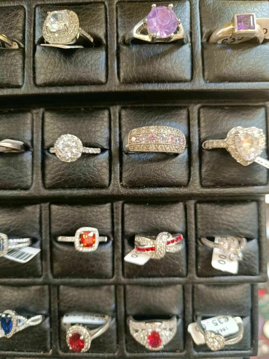 Selection of Sterling Silver Rings - Image 3