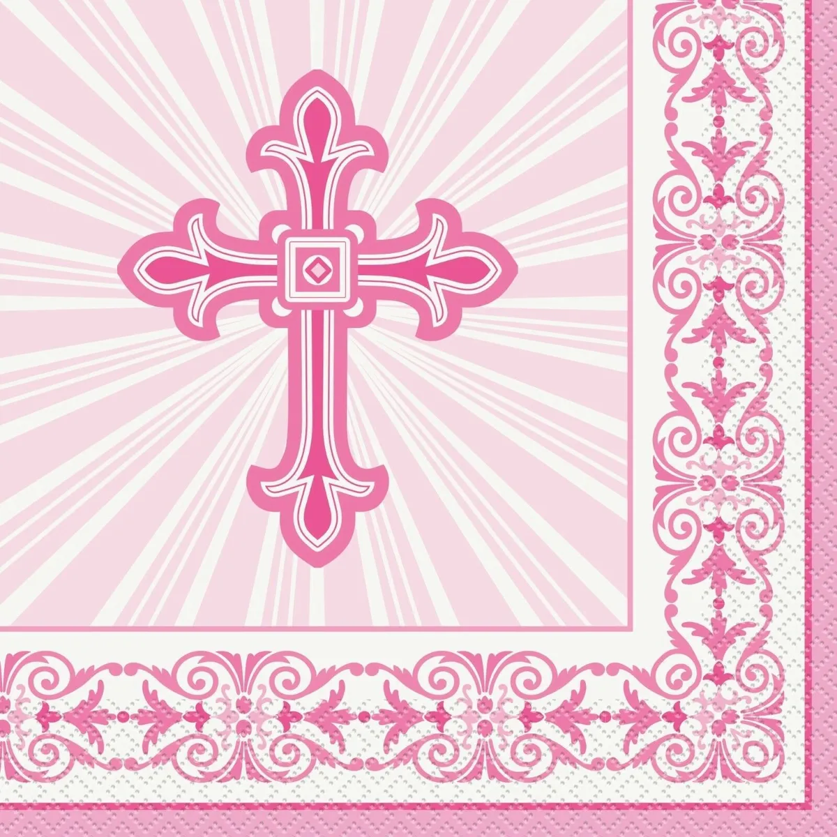 Girls 1st First Holy Communion Party Napkins