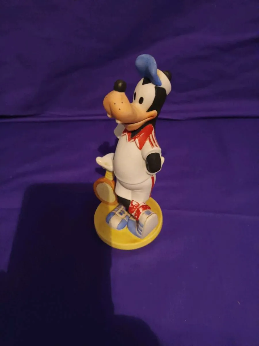 Vintage Walt Disney Goofey Tennis  Player  Figurin - Image 1