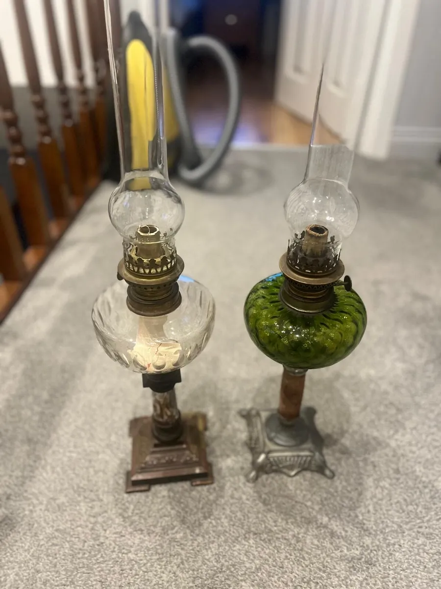 Vintage Oil Lamps - Image 1