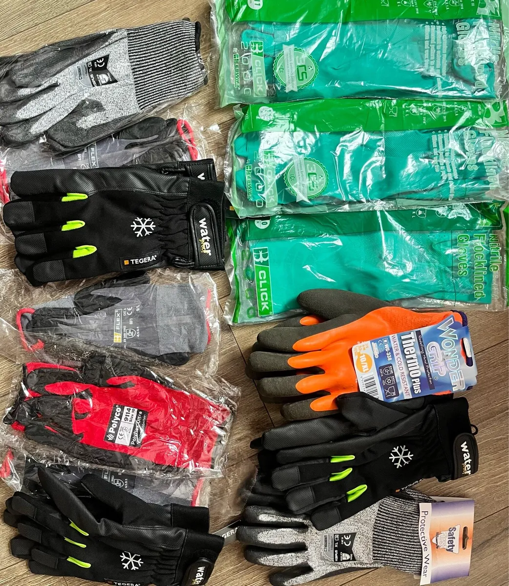 New packed gloves & protect glasses - Image 2