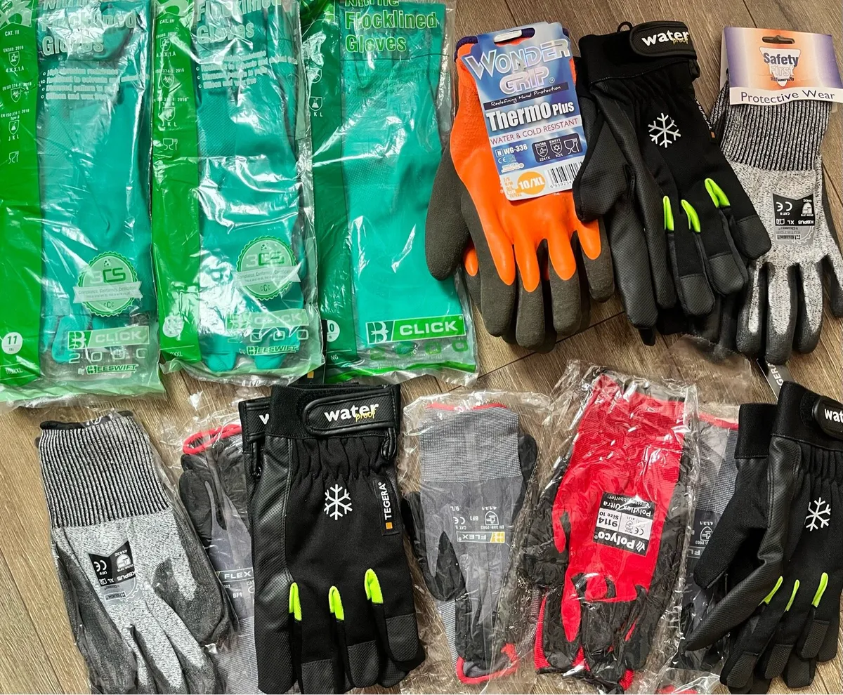 New packed gloves & protect glasses - Image 3