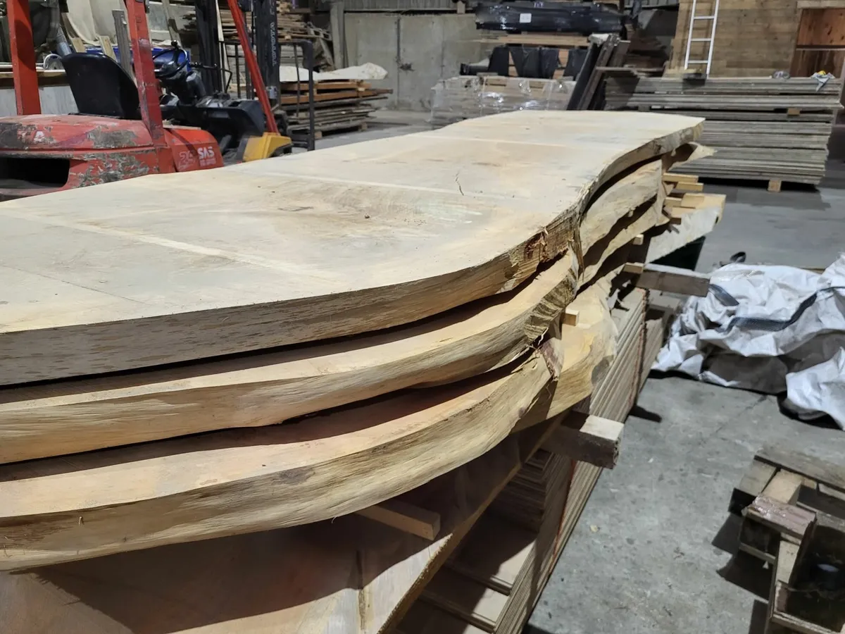 Live Edge Cedar Slabs - Image 1