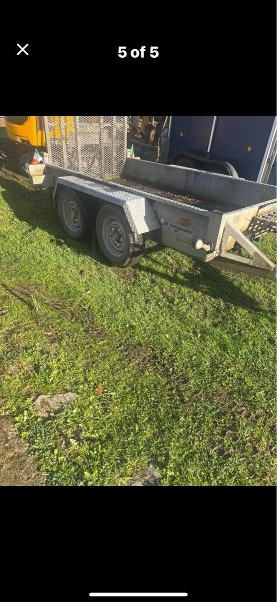 8x4 plant trailer - Image 1