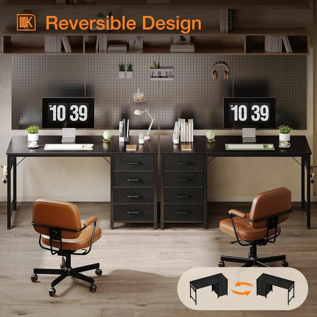 Computer Desk Drawers, 120 x 48 cm Dressing table - Image 3