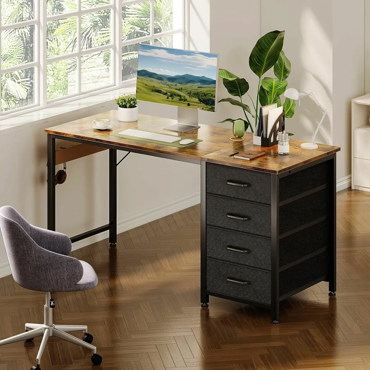 Office Desk Drawers, 120 x 48 cm Dressing table - Image 1