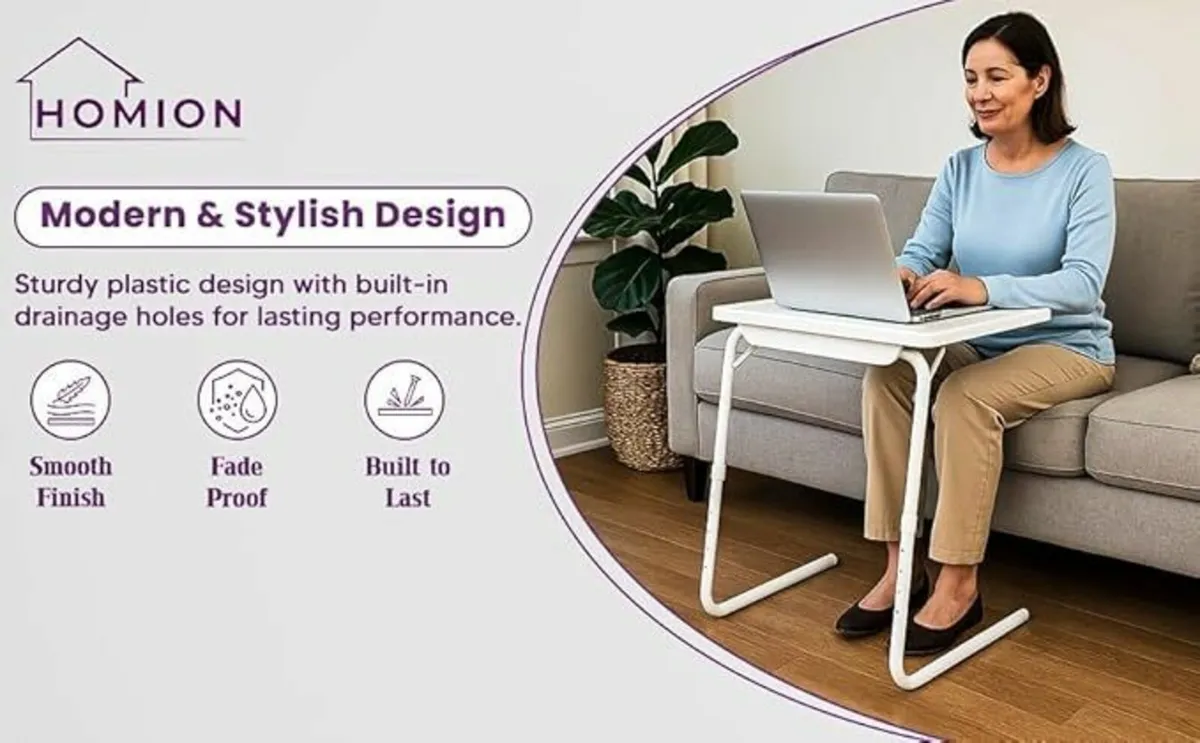Portable Adjustable Folding Table Laptop Office - Image 2