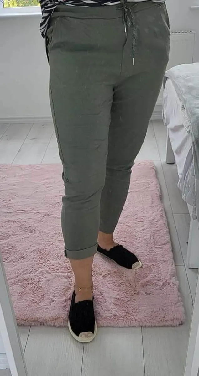 Ladies italian stretch trousers 10/16 - Image 4