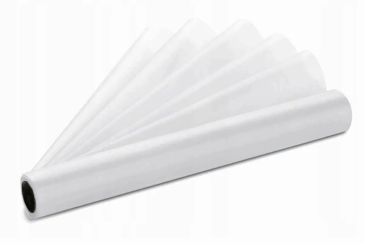 Tulle Roll ,fabric ribbon white - Image 3