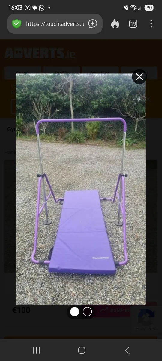 Gymnastic bar and mat - Image 3