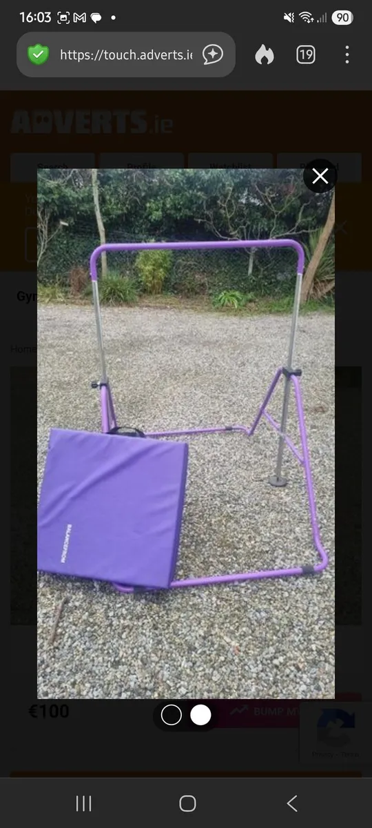 Gymnastic bar and mat - Image 4