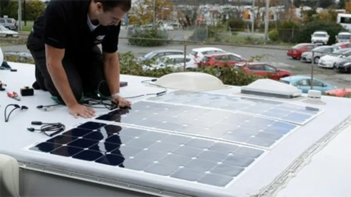 200W solar panel kit for Camper van - Image 1