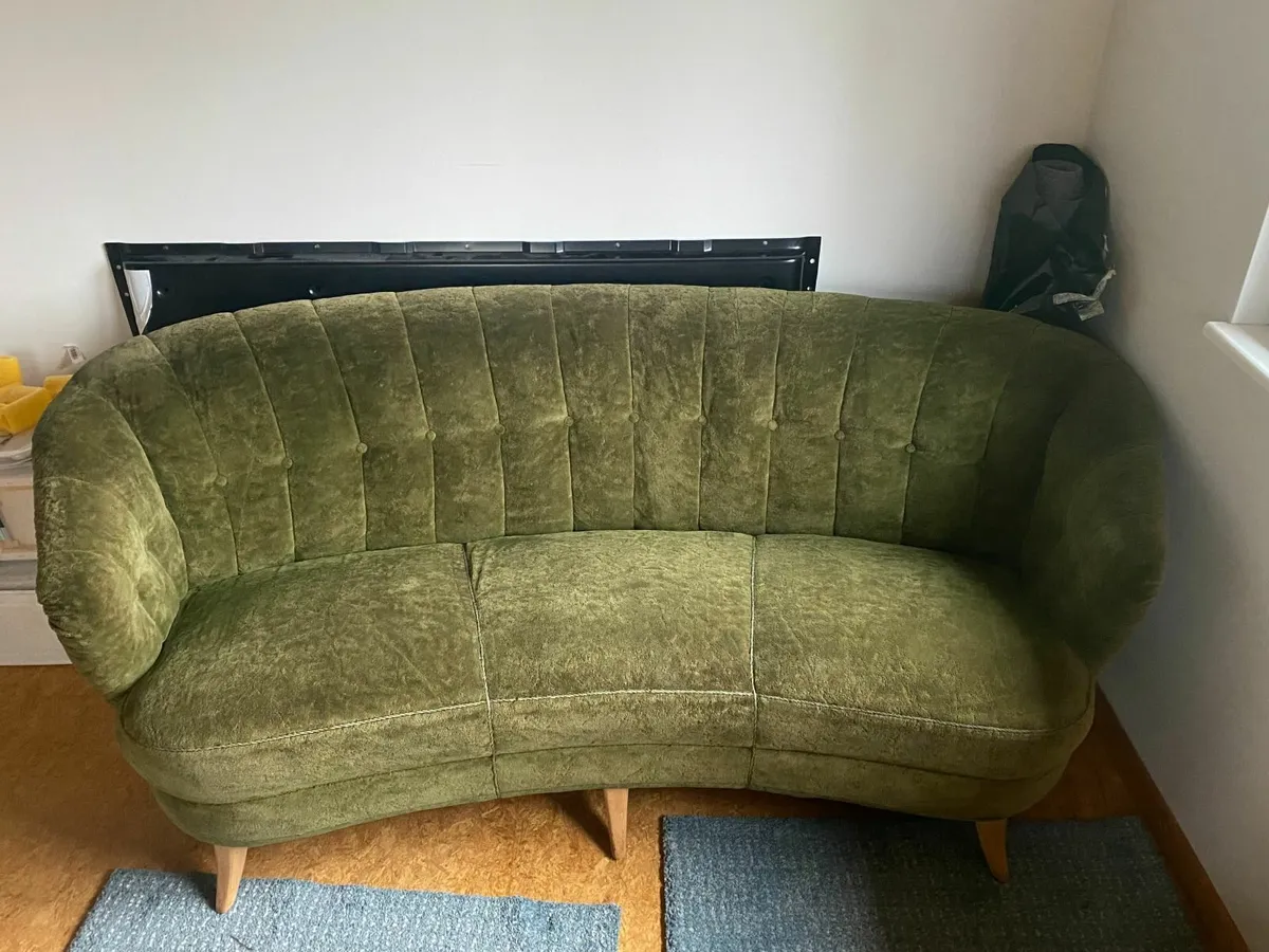 Vintage 3 seater sofa - Image 1