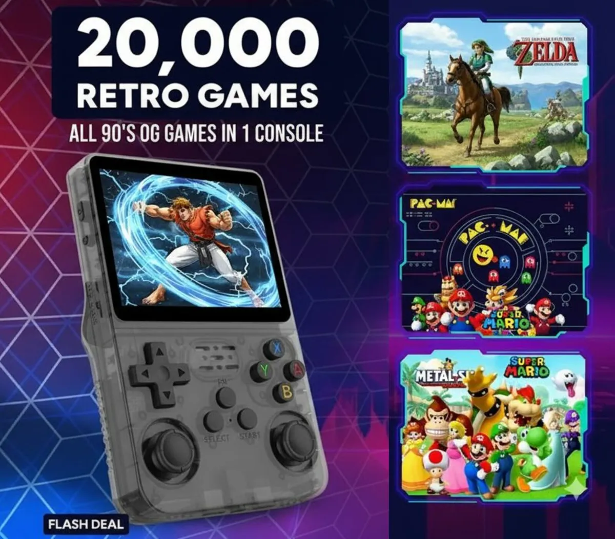 Handheld Nintendo Playstation Arcade FAST POST - Image 1