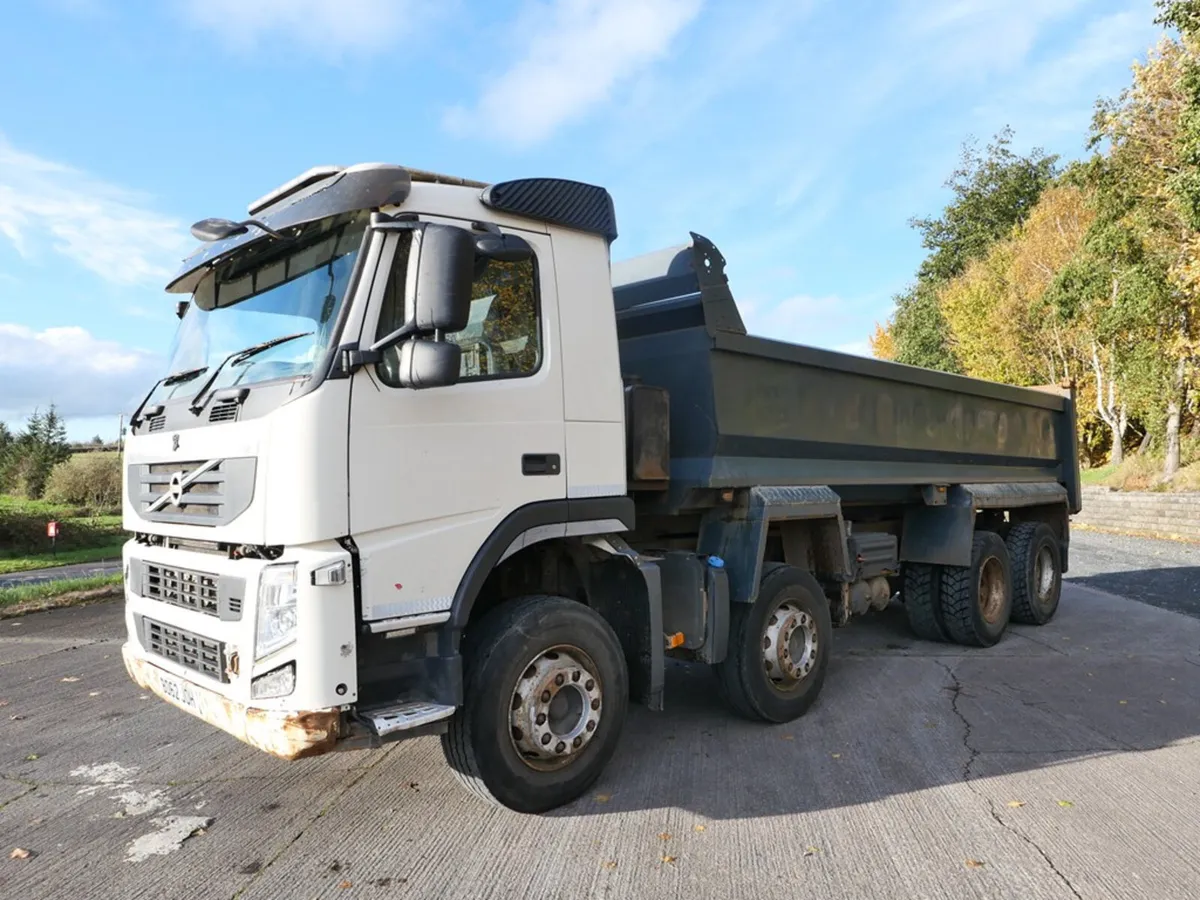 2012 Volvo FM 410 8x4 Steel Tipper Body - Image 4