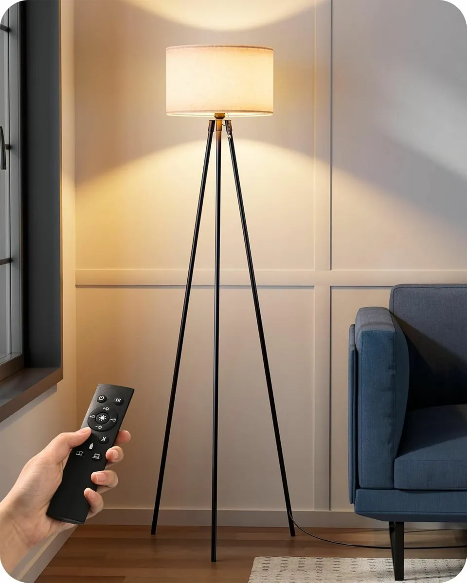 Tripod Floor Lamp, Standing Lamp Dimmable Color - Image 1