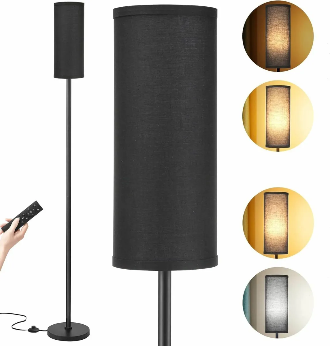 Floor Lamp Living Room Black Dimmable 3 Color - Image 2