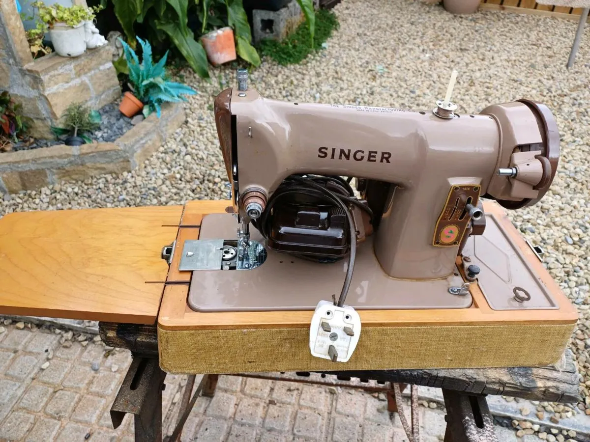Vintage 185K Singer Sewing Machine - Image 1