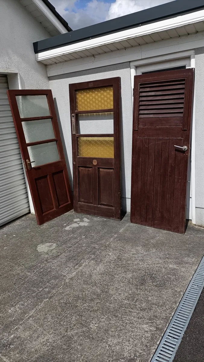 Teak doors
