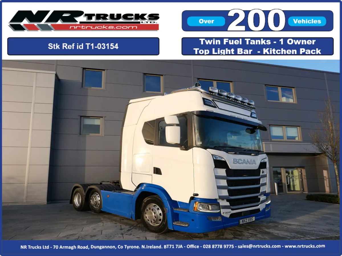 2019 Scania S500 S Cab Highline 6x2 - Image 1