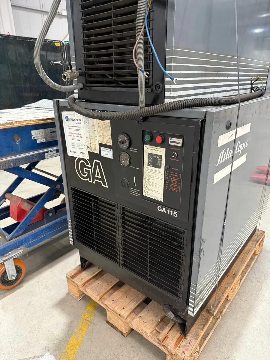 Atlas Copco Air Compressor & Refrigerant Air Dryer - Image 4