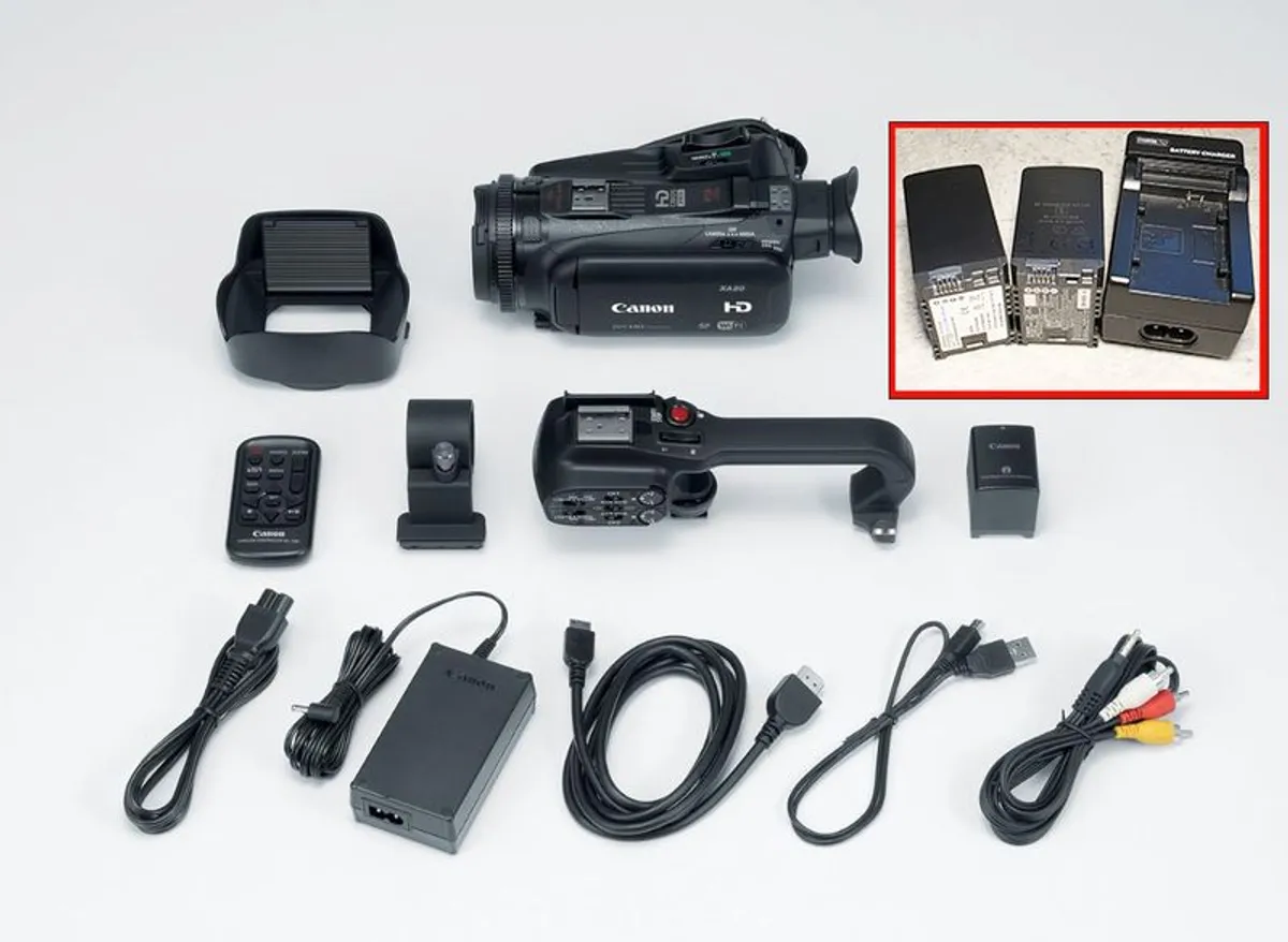 Canon XA 20 Professional Camcorder- Very good condition (2015 ) - Image 4