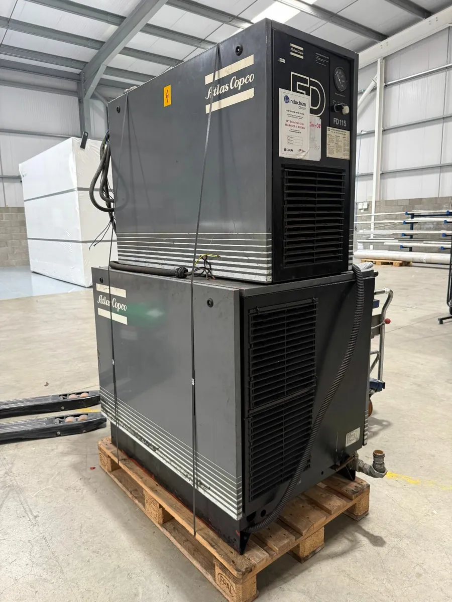 Atlas Copco Air Compressor & Refrigerant Air Dryer - Image 1