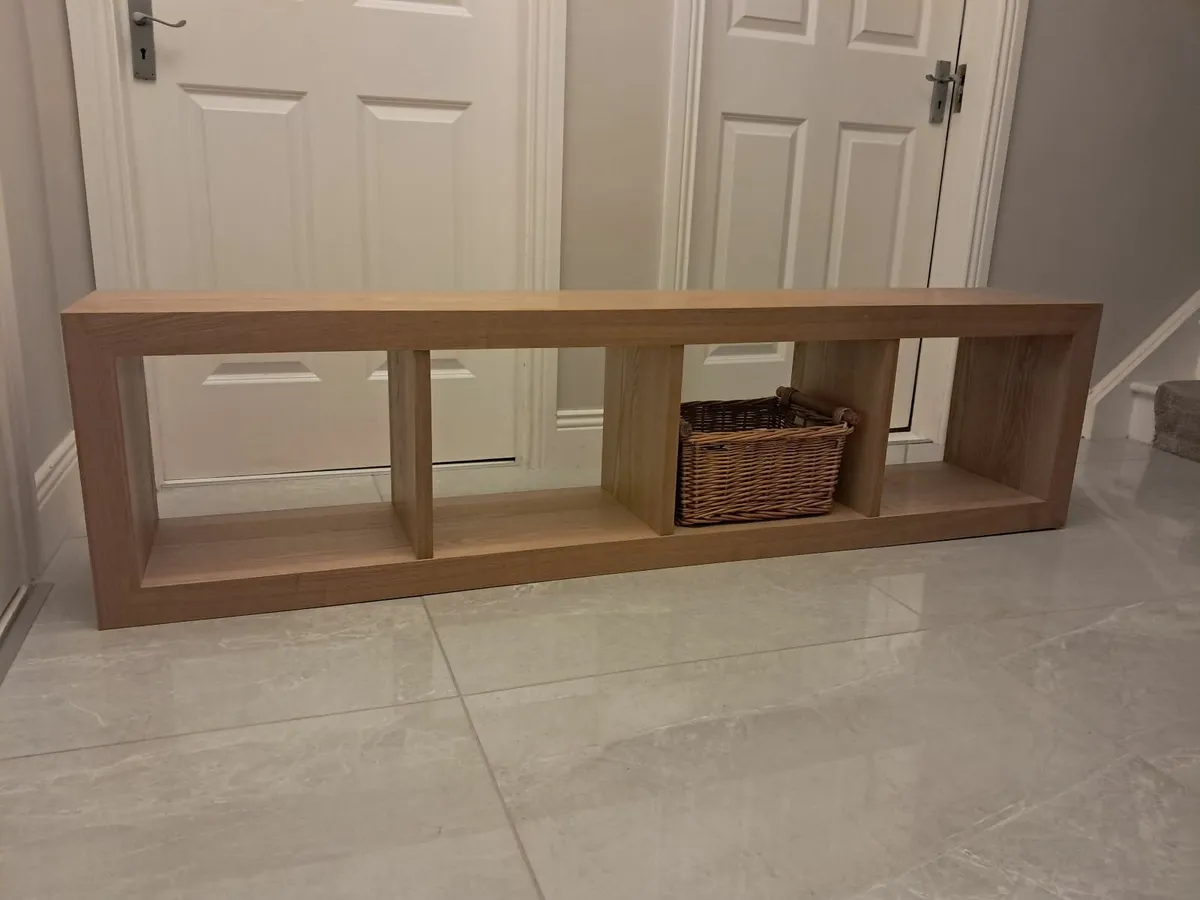 Wooden shelving unit/Bench - Image 2