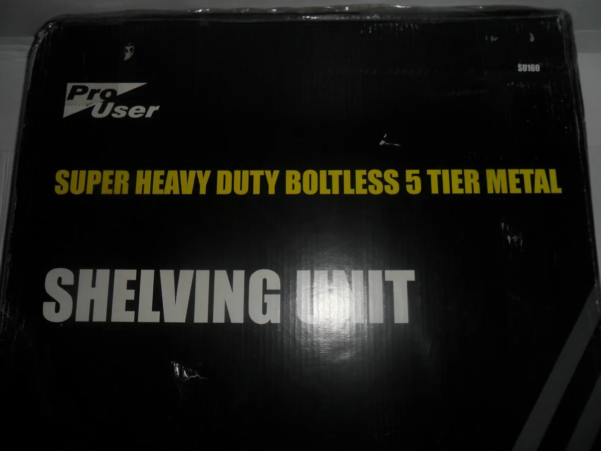 super heavy duty boltless 5 tier metal shelf - Image 3